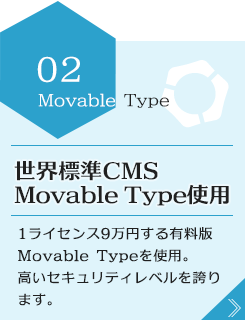 世界標準CMS Movable Type使用